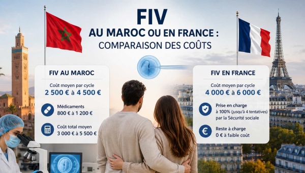 FIV au Maroc ou en France : comparaison des coûts