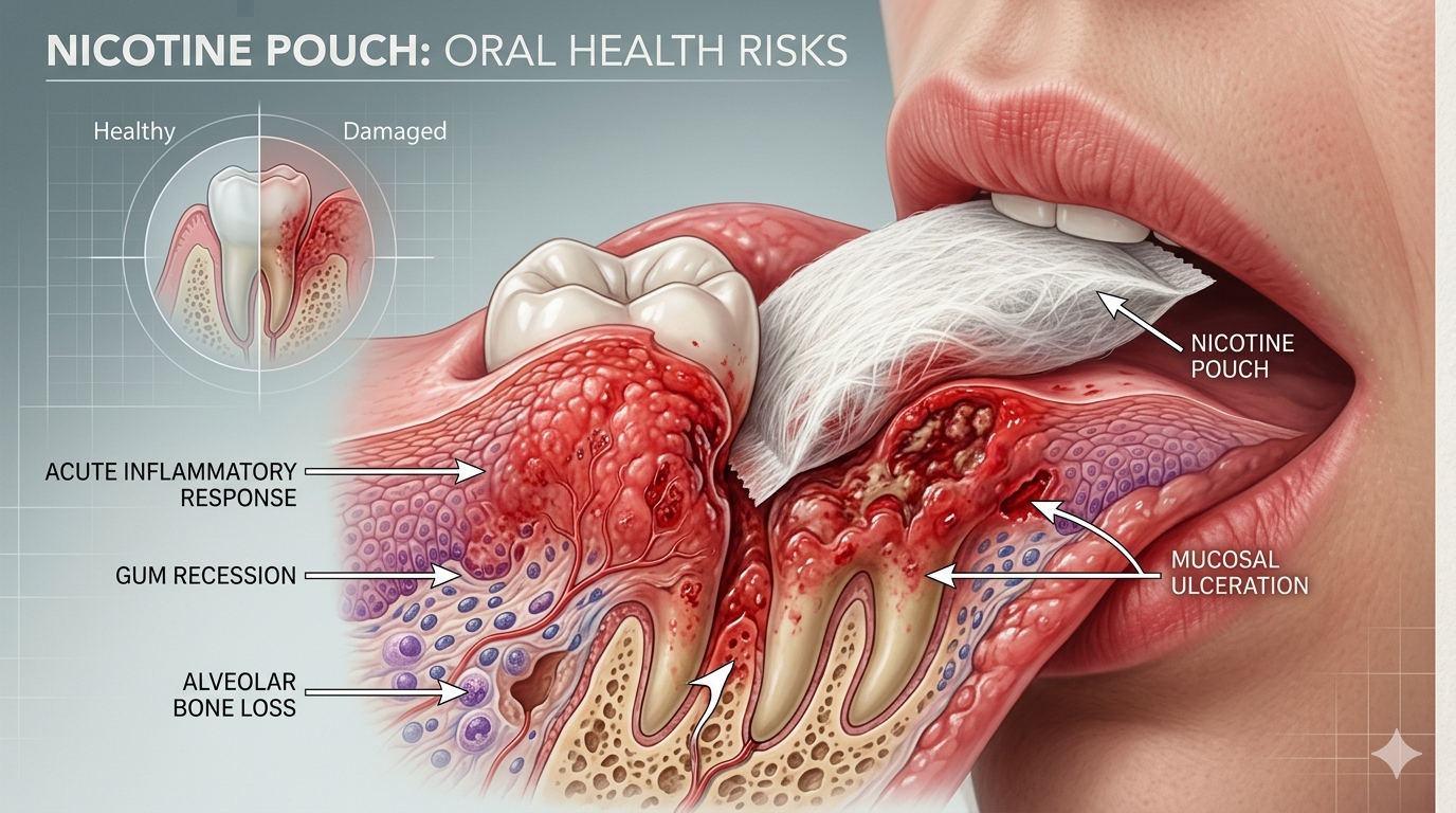 Dangers des sachets de nicotine : risques réels pour la santé