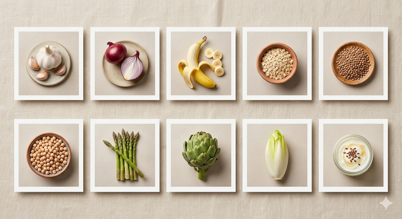 Aliments prébiotiques pour booster la mémoire : top 10 après 60 ans