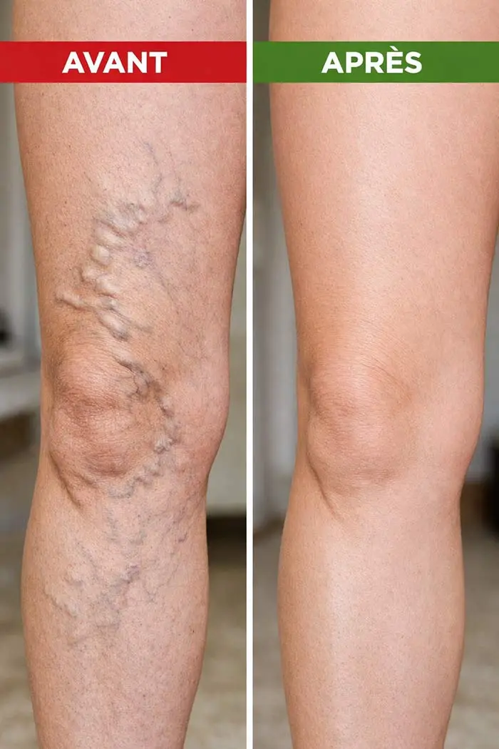 Traitement Varices au Maroc Dr Gabriel LASRY avant & après